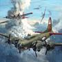 B17G Man O War II over Germany 1944 50x70cm